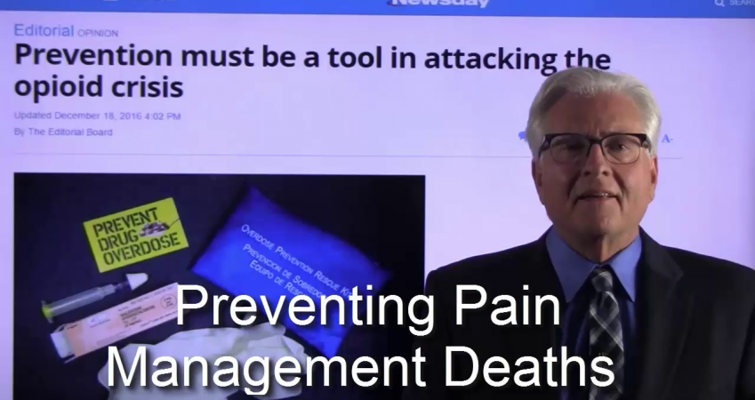Will your pain management kill you? Ask the families of those that are dead because…