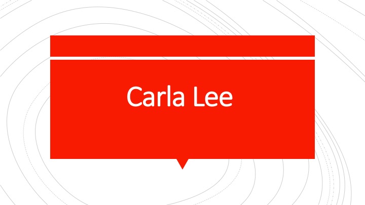 Carla Lee