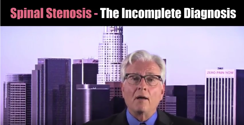Argh!! There is so much wrong with Spinal Stenosis – The Incomplete Diagnosis. Because..